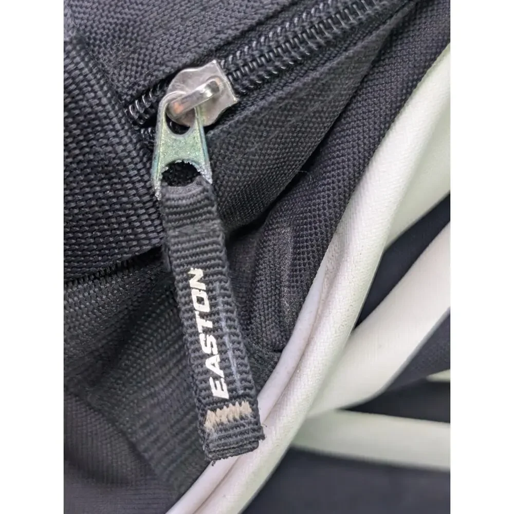 Easton Baseball Softball Equipment Bat Duffel BagBlack White Shoulder Strap